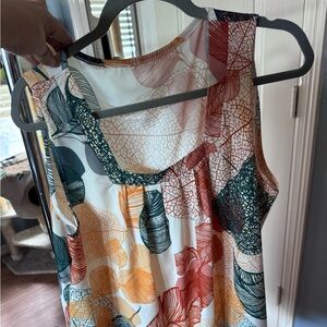 Cute leaves tank top